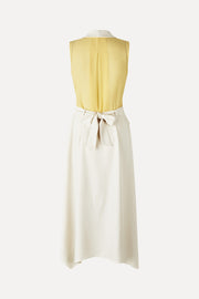 Stine Goya UK Tailored Handkerchief Dress Dress Ivory / Cornsilk