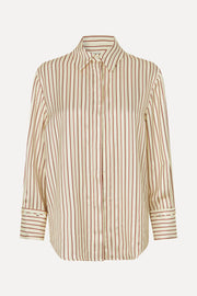Stine Goya UK Turn-Up Oversized Shirt Top Symmetry In Cream