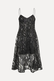 Stine Goya UK V Neck Midi Dress Dress Abstract Embellishment