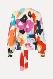 Stine Goya UK Vianna Blouse Top Tie Dye Floral Day