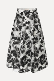 Stine Goya UK Voluminous Midi Skirt Skirt Anemone Jacquard