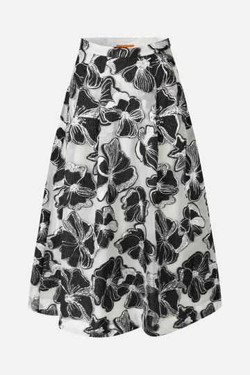 Stine Goya UK Voluminous Midi Skirt Skirt Anemone Jacquard