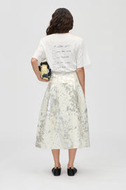 Stine Goya UK Voluminous Midi Skirt Skirt Lurex Garden