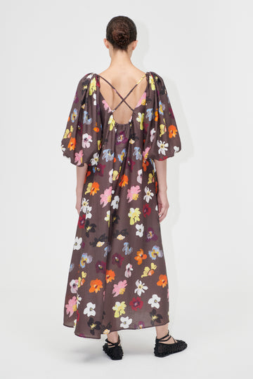 Stine Goya UK Voluminous Puff Sleeve Dress Dress Wild Flowers
