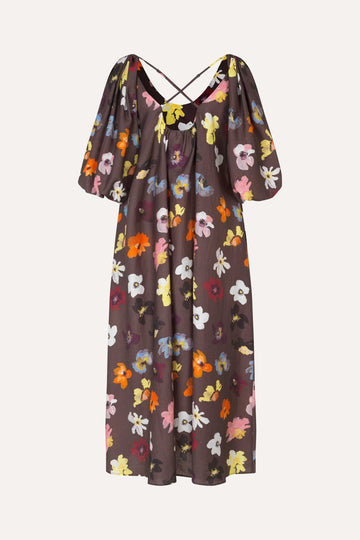 Stine Goya UK Voluminous Puff Sleeve Dress Dress Wild Flowers