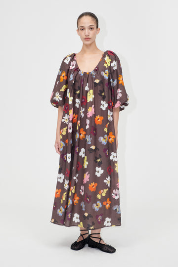 Stine Goya UK Voluminous Puff Sleeve Dress Dress Wild Flowers