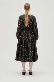 Stine Goya UK Waist Tie Ruffle Midi Dress Dress Magnolia Garden