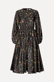 Stine Goya UK Waist Tie Ruffle Midi Dress Dress Magnolia Garden