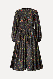 Stine Goya UK Waist Tie Ruffle Midi Dress Dress Magnolia Garden