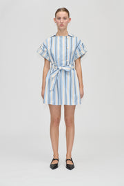 Stine Goya UK Workwear Short Dress Dress Lightwave Stripes