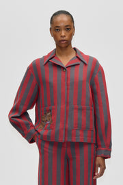 Stine Goya UK Workwear Tab Jacket Jacket Rider's Stripe