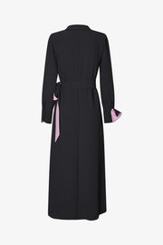 Stine Goya UK Wrap Long Dress With Detail Dress Black