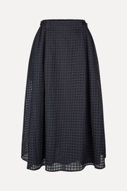 Stine Goya UK Adjustable Waist Voluminous Midi Skirt Skirt Checkered Organza
