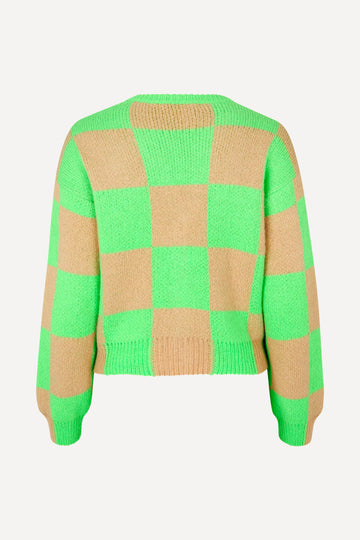Stine Goya UK Amara Cardigan Knit Check