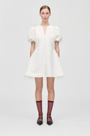 Stine Goya UK Angled Pleat Mini Dress Dress Artist Flower Relief