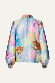 Stine Goya UK Ashley Blouse Top 4084 Filigran Flower Blue