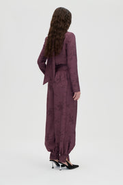 Stine Goya UK Balloon Pants With Hem Cuff Pants Bordeaux
