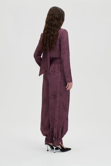 Stine Goya UK Balloon Pants With Hem Cuff Pants Bordeaux