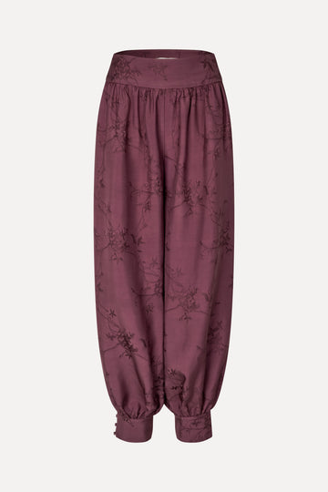 Stine Goya UK Balloon Pants With Hem Cuff Pants Bordeaux