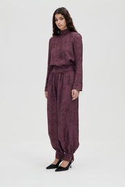 Stine Goya UK Balloon Pants With Hem Cuff Pants Bordeaux