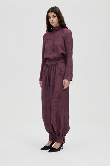 Stine Goya UK Balloon Pants With Hem Cuff Pants Bordeaux