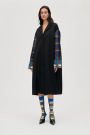 Stine Goya UK Bell Sleeve Coat Outerwear Crosschecks