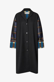 Stine Goya UK Bell Sleeve Coat Outerwear Crosschecks