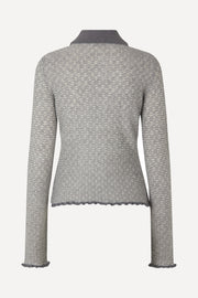 Stine Goya UK Bobbi Cardigan Knit Grey Stone