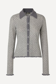 Stine Goya UK Bobbi Cardigan Knit Grey Stone