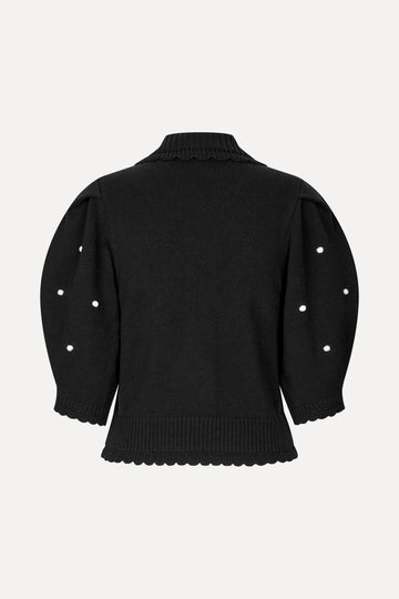 Stine Goya UK Bobble Knit Polo Cardigan Knit Midnight Bobbles
