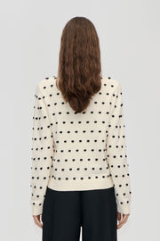 Stine Goya UK Bobble Polo Collar Sweater Knit Sunlight Bobbles
