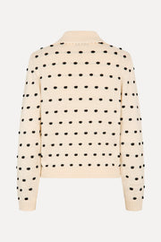 Stine Goya UK Bobble Polo Collar Sweater Knit Sunlight Bobbles