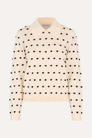 Stine Goya UK Bobble Polo Collar Sweater Knit Sunlight Bobbles