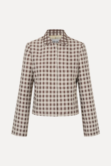 Stine Goya UK Boxy Jacket Jacket Checks