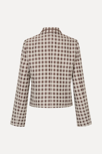 Stine Goya UK Boxy Jacket Jacket Checks