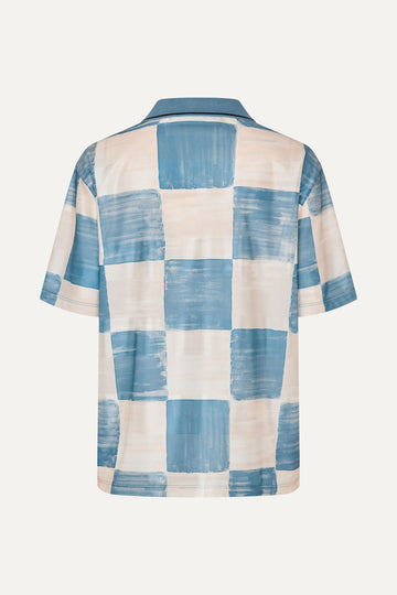 Stine Goya UK Boxy T-Shirt Top Checks