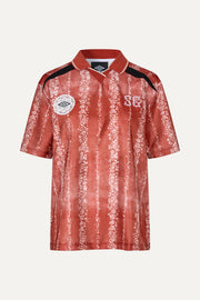 Stine Goya UK Boxy T-Shirt Top Striped Flowers