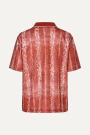 Stine Goya UK Boxy T-Shirt Top Striped Flowers