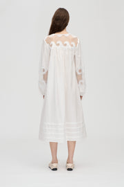 Stine Goya UK Broderie Long Tunic Dress Dress Ballerina Broderie