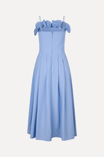 Stine Goya UK Bustier Dress With Flower Details Dress Bel Air Blue