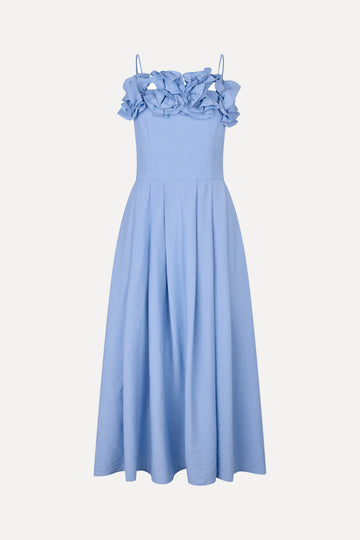Stine Goya UK Bustier Dress With Flower Details Dress Bel Air Blue