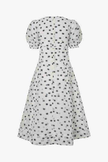 Stine Goya UK Bustier Stitch Midi Dress Dress Flower Polka Dot