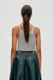 Stine Goya UK Carabiner Rib Tank Top Top Grey