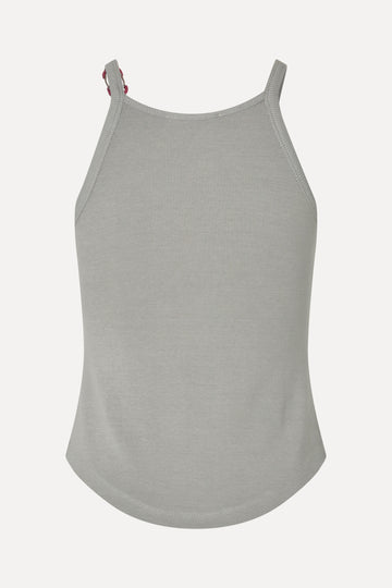 Stine Goya UK Carabiner Rib Tank Top Top Grey