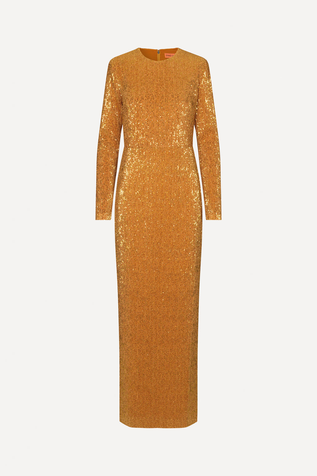 stine goya gold dress Stine Goya Waistcoat Tailored Midi Dress Porcelain Cream