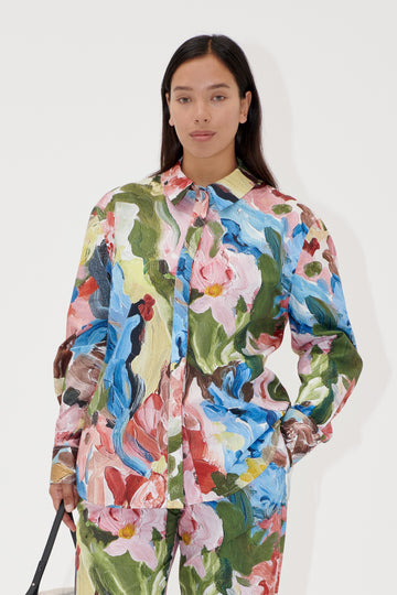 Stine Goya UK Casual Classic Buttondown Shirt Loves Me, Loves Me Not
