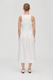 Stine Goya UK Casual Tank Midi Dress Dress Off White