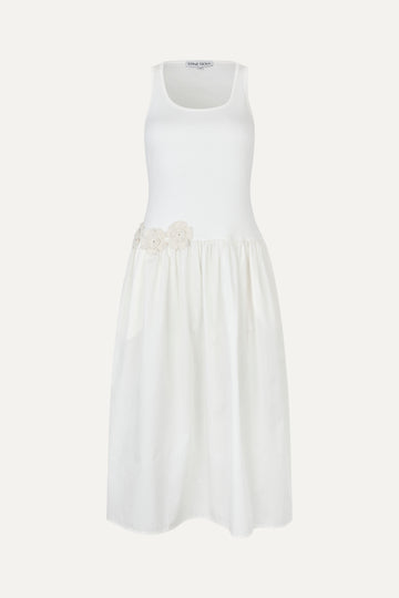 Stine Goya UK Casual Tank Midi Dress Dress Off White