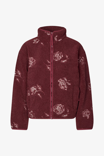 Stine Goya UK Casual Zipper Jacket Outerwear Sketch Of A Rose