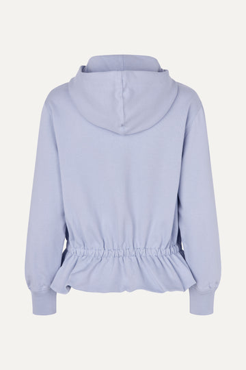 Stine Goya UK Cinched Waist Sweatshirt Top Brunnera Blue